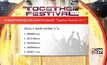 หมายเลขผู้โชคดีรับบัตรเทศกาลดนตรี  “Together Festival 2017”