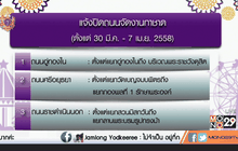 ปิดถนนจัดงานกาชาด 30 มี.ค.-7 เม.ย.นี้