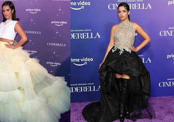 2ลุค2สไลต์ จาก Camila Cabello บนพรมแดง รอบพรีเมียร์ Cinderella