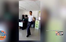 ตำรวจโชว์ฟ้อนสุดพริ้ว