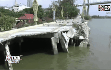 ห้ามใช้เขื่อนคอนกรีตหลังเรือสินค้าชนเสียหาย