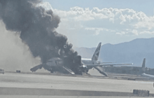 ไฟไหม้เครื่องบินที่ลาสเวกัส