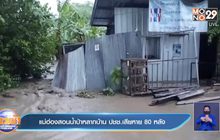 แม่ฮ่องสอนน้ำป่าหลากบ้านปชช.เสียหาย 80 หลัง