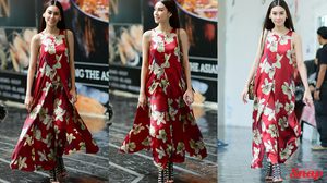 ดาว พิมพ์ทอง กับชุดเดรสลายดอก ตัวเดียวก็ปังเว่อร์!!!