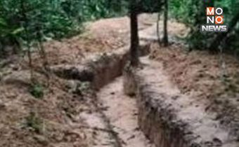 เปิดภาพคูเลตเขตปะทะ! กัมพูชาขุดลากยาว 650 ม. ทหารไทยยันละเมิด MOU