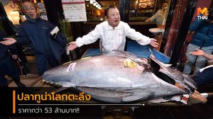 ตลาดปลาในโตเกียวสร้างสถิติใหม่ ปิดประมูล ปลาทูน่า หนัก 276 กก. ไปที่ราคา 53 ล้านบาท