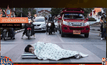สั่งปรับ 100 บ.นักศึกษานอนถ่ายภาพกลางสี่แยกไฟแดง