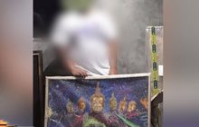 เปิดประมูลภาพวาด “พระพุทธรูปอุลตร้าแมน”