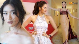 เก็บตก พรมแดงเซียงไฮ้ ชมพู่ ตั๊ก ออกแบบ 3 สาวไทย ร่วมเฉิดฉายงานระดับโลก