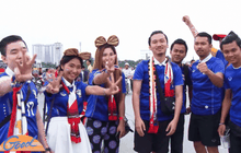 สีสันกองเชียร์ “ช้างศึก” และเวียดนาม