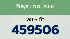 หวยลาว งวดวันพุธ 1 ตุลาคม 2568