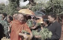 ทำบุญแนวใหม่ ตักบาตรผักสดปลอดสารพิษ