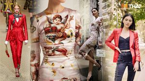 ใหม่ ดาวิกา กับชุดหลักแสน ที่ใส่ฟิตติ้งและดินเนอร์ มิลาน แฟชั่นวีค 2018