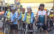 ตจว.ซ้อมปั่นจักรยาน”Bike อุ่นไอรัก”