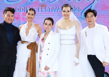 SABUYWEDDING FESTIVAL 2023 ชวน 2 แบรนด์ดัง MYRIAD GRAND MONDE และ PETCHPLOY เผยโฉมชุดแต่งงานคอลเลกชั่นล่าสุด