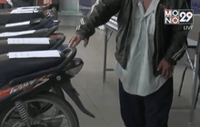 จับโจรขโมยรถจักรยานยนต์ในโรงพยาบาล