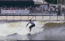 แข่งขันโต้คลื่นเทียมในแคว้นเวลส์