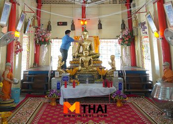 กราบหลวงพ่อโต วัดโพธิ์แจ้ ศูนย์รวมใจชาวบางน้ำจืด สมุทรสาคร