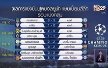ผลการแข่งขันฟุตบอลยูฟ่า แชมเปี้ยนส์ลีก 29-10-63