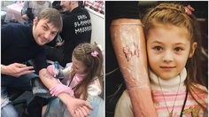 จิ๋วแต่แจ๋ว! ช่างสักสาวน้อยวัย 7 ขวบ เก่งเกินวัย โชว์ฝีมือรอยสักสุดน่ารัก