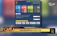 ไทยพบผู้ติดเชื้อโควิด-19 เพิ่ม 5 ราย