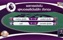 ผลการแข่งขันฟุตบอลพรีเมียร์ลีก อังกฤษ