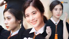 How To แต่งหน้ารับปริญญา โทนส้มสุภาพแต่สดใส สไตล์ เก้า สุภัสสรา