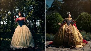 เหนือตอนอวสาน! เมื่อ เจ้าหญิงดิสนีย์ แก่ตัวเป็นควีนมัม เธอยังสง่างามแบบนี้