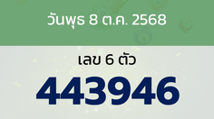 หวยลาว งวดวันพุธ 8 ตุลาคม 2568