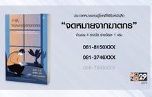 ประกาศหมายเลขผู้โชคดีที่ได้รับหนังสือ “จดหมายจากฆาตกร”