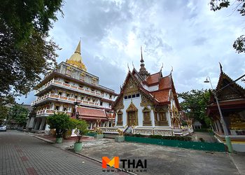 วัดมงคลเทพาราม วัดปากน้ำ หาดใหญ่ เจดีย์ภูเขาทอง