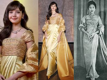 Balmain หยิบแรงบันดาลใจ ฉลองพระองค์ “สมเด็จพระพันปีหลวง” เป็น ชุดลิซ่า Amazing Thailand