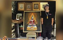 ประมูลภาพ “พระพุทธรูปอุลตร้าแมน” ทะลุ 2 ล้าน