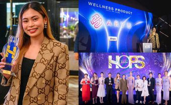 สุดปัง! “ARYU” ขึ้นรับรางวัลในงาน HOFS AWARDS 2024 ณ ประเทศสิงคโปร์ ในสาขา Wellness Product Hall of Fame