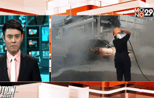 เพลิงไหม้รถยนต์ จ.ชลบุรี