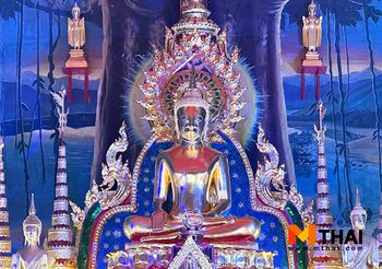 สักการะพระเจ้าใหญ่องค์ตื้อ วัดใต้พระเจ้าใหญ่องค์ตื้อ อุบลราชธานี