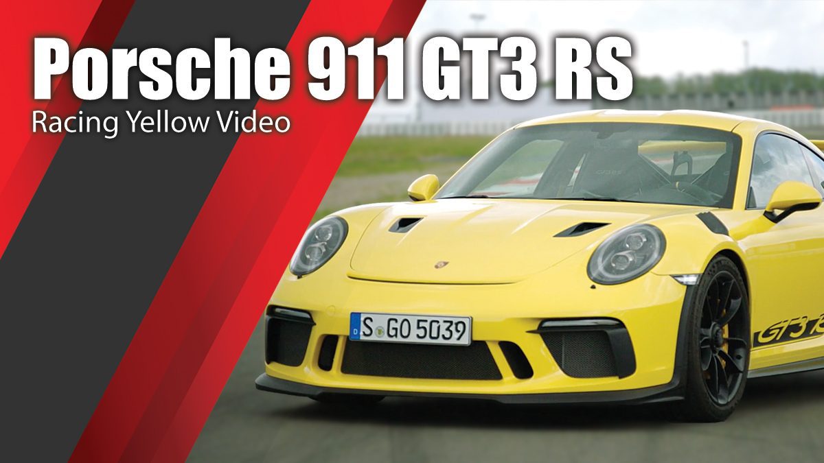 Porsche 911 GT3 RS - Racing Yellow Video