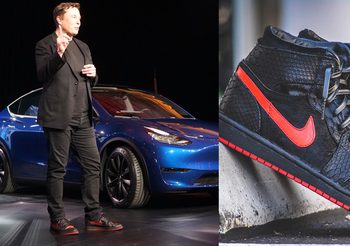 คู่เดียวในโลก!! สนีกเกอร์ Air Jordan 1 งานคัสต้อมที่ทำให้กับมหาเศรษฐี Elon Musk