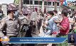 ตำรวจเมียนมายิงปืนขู่ผู้ประท้วงโกลาหล