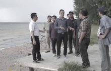 ผู้ว่าฯ ตรัง ลงพื้นที่สำรวจปัญหาคลื่นกัดเซาะชายฝั่ง