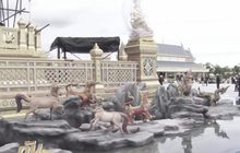 สระอโนดาต รอบฐานพระเมรุมาศ