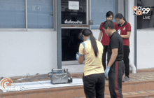 ตรวจเครื่องฉีดพ่นยุงหาสาเหตุเพลิงไหม้ ธ.ไทยพาณิชย์