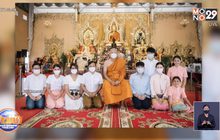 “แพนเค้ก” เผยภาพพ่อเข้าพิธีอุปสมบท ปลื้มบุญใหญ่ครอบครัว 