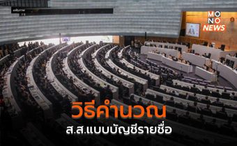 วิธีคำนวณ ส.ส.แบบบัญชีรายชื่อ