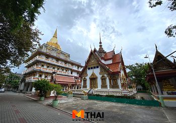 วัดมงคลเทพาราม วัดปากน้ำ หาดใหญ่ เจดีย์ภูเขาทอง