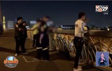 กู้ภัยมือไวคว้าตัวหนุ่มคิดสั้นได้ทัน