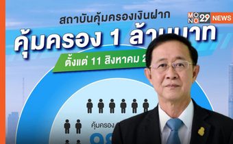 วงเงินความคุ้มครองเงินฝาก 1 ล้านบาท เริ่ม 11 สิงหาคม 2564 สถาบันการเงินแข็งแกร่ง ผู้ออมมั่นใจ เป็นไปตามกฎหมายกำหนด