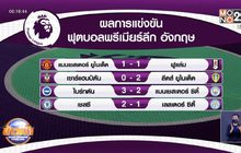 ผลการแข่งขันฟุตบอลพรีเมียร์ลีกนัดรองสุดท้าย