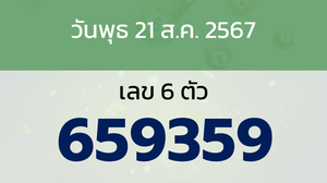 หวยลาว งวดวันพุธ 21 สิงหาคม 2567