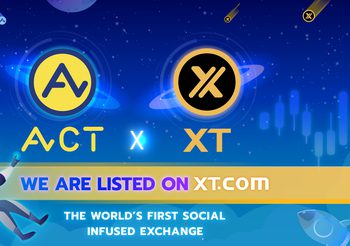 เหรียญ ACT ถูกลิสต์ขึ้น XT.COM  เว็บเทรดคริปโตระดับโลกแล้ว!